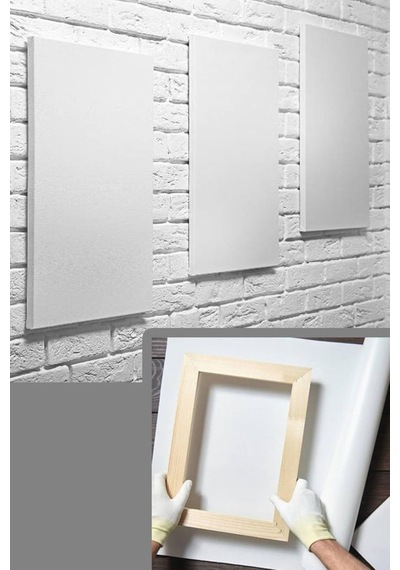 Lona Sanat Tuval%100 Pamuk 25x25 Cm 5'li Paket Diğer