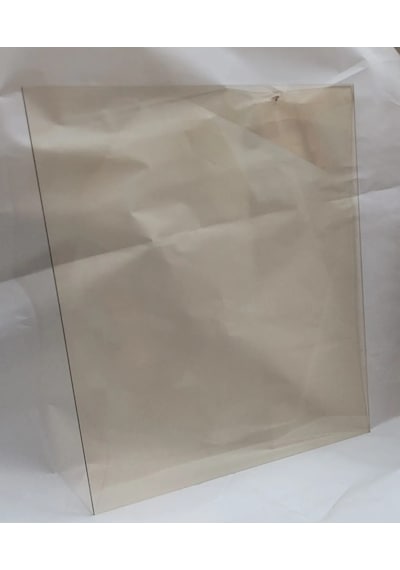 26 X 6 Yüksek Isıya Dayanıklı Şömine Kuzine Soba Camı 4 Mm - Seramik Cam Bal Rengi, Şeffaf