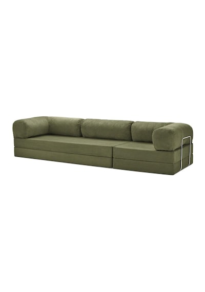 Legom Koltuk Xl Kanepe Sünger Yataklı Köşe Takımı Üçlü Koltuk Yeşil