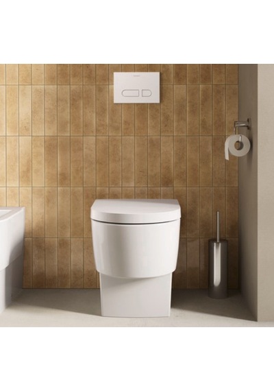 Duravit - A1 Kumanda Paneli, Parlak Beyaz - Wd5001011000- Krom