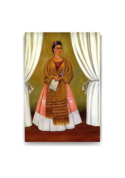 Kahlo - Dedicated To Trotsky Tablosu - 100x140cm 7/8 Yaş