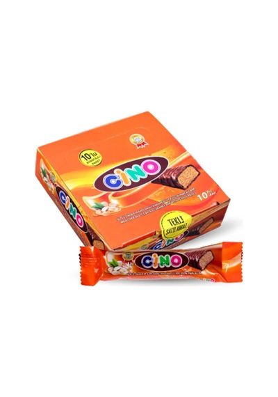 Cino Karamelli Yer Fıstık Parçalı Bar 250 G