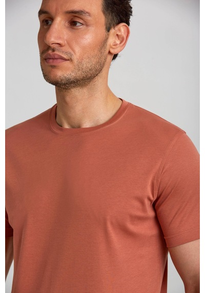 Bisse Erkek O Yaka T-shirt Yeşil Kıremıt Ts24y24104 D26 Kiremit