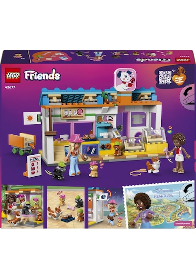 LEGO® Friends Köpek Ödülleri Pastanesi 42677-6 Yaş ve Üzeri Çocuklar için Minifigür İçeren Yaratıcı Oyuncak Yapım Seti (278 Parça)