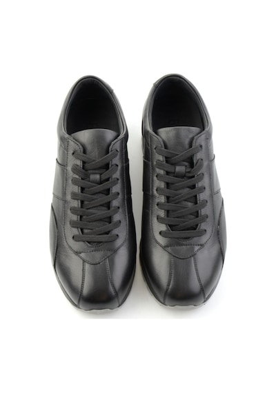 Bambi Siyah Napa Hakiki Deri Erkek Sneaker E01589612143