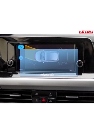 Volkswagen Golf 8 8.25 İnç Navigasyon Ve Multimedya Uyumlu Mat Ekran Koruyucu
