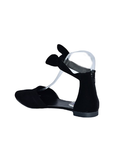 Fox Shoes Siyah Kadın Babet H726761502 Siyah