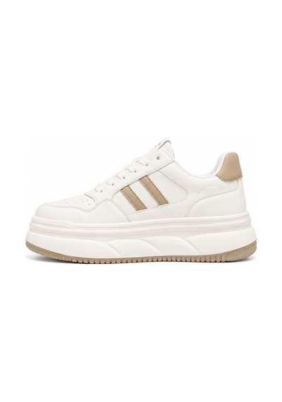 Lufian 121230065 Elora Yüksek Taban Ultra Hafif Unisex Sneaker Ayakkabı Bej