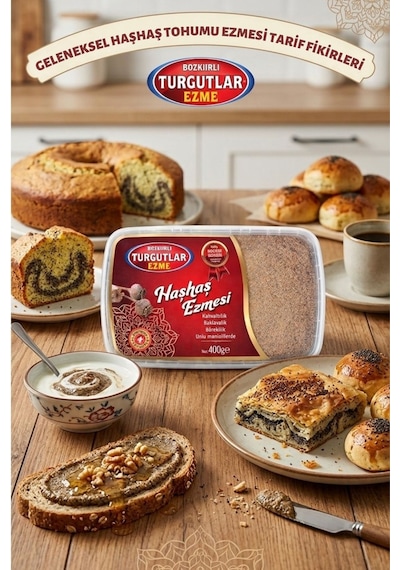 Bozkırlı Çavuşoğlu Turgutlar Bozkırlı Haşhaş Ezmesi 450 G
