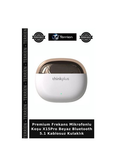 Premium Frekans Mikrofonlu Koşu X15pro Beyaz Bluetooth 5.1 Kablosuz Kulaklık