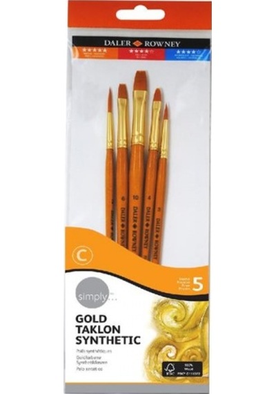 Daler Rowney 5'li Fırça Seti N11.2290