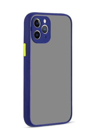 Apple Uyumlu  iPhone 11 Pro Kılıf Zore Hux Düğme Ve Kapak Zıt Renk Kılıf