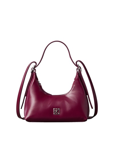 Calvin Klein Emblem Leather Mını Shoulder B-15555 Pembe