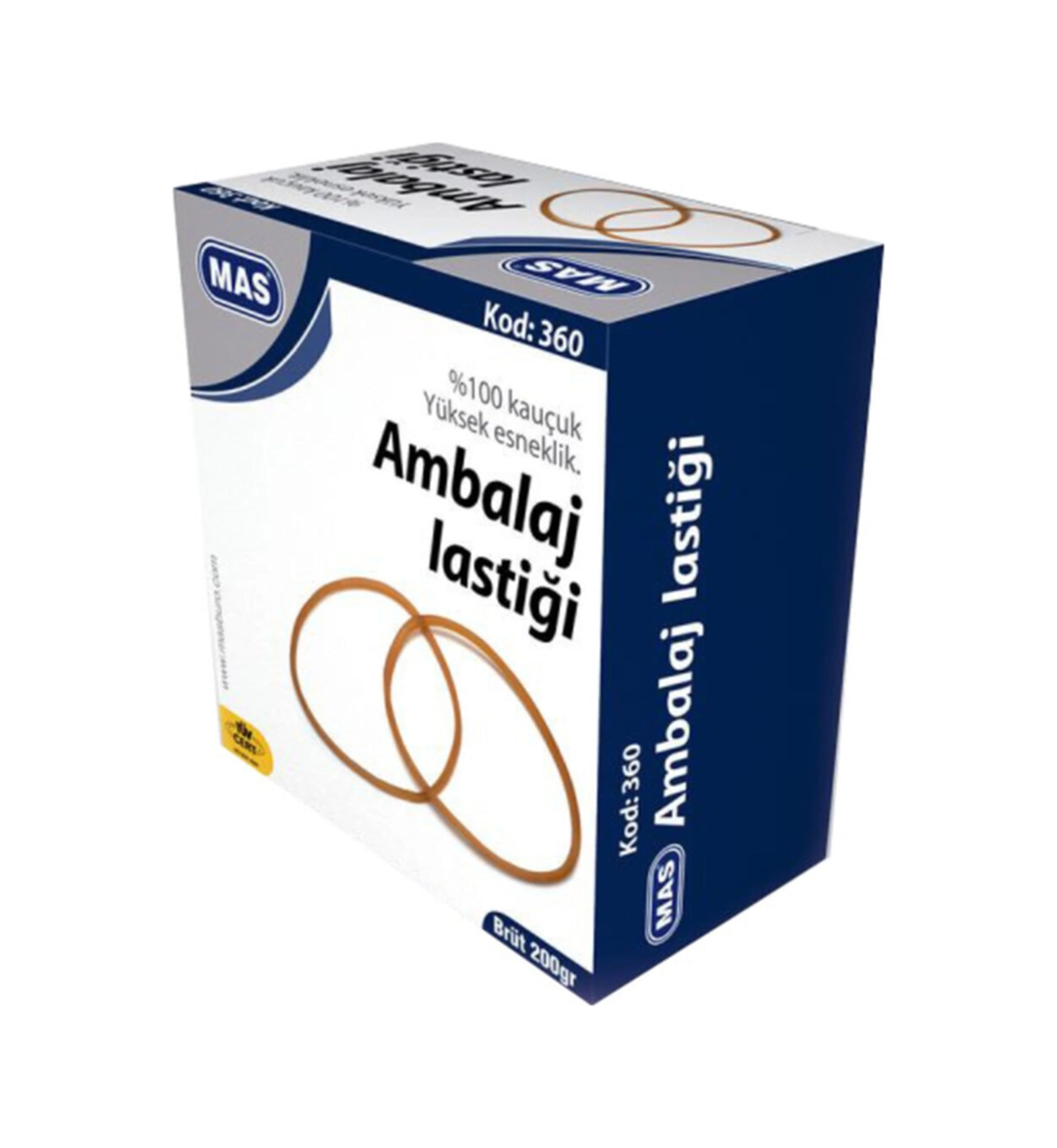 Lastik Kutu %100 Kauçuk 200 Gr 360