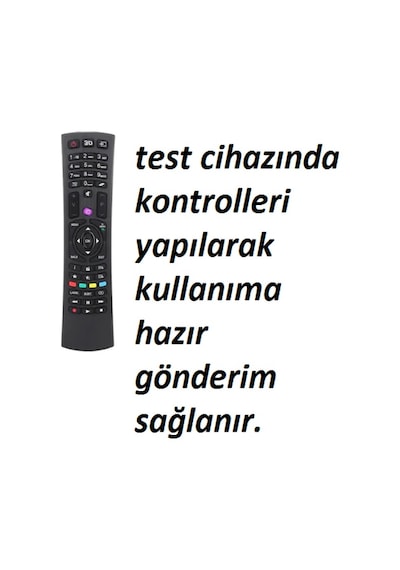 Vestel Uyumlu Led Tv 3D Tuşlu Led Tv Kumandası