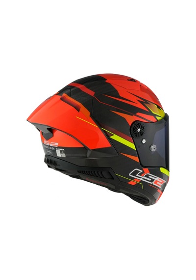 Ls2 Thunder Karbon Gp Aero Fıre Kırmızı-siyah Kask Sıyah-kırmızı