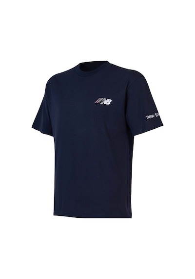 New Balance Lifestyle Erkek T-shirt Mnt1644-avı Lacivert