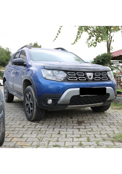 Dacia Duster Ön Tampon Koruma U Model Difüzör Abs Mat Gri 2018-