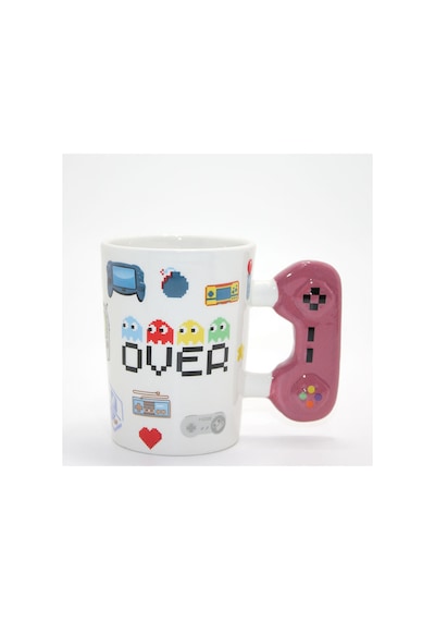 1 Adet Game Over Porselen Kupa Porselen Bardak 12x13 Cm Kahve Ve Çay İçin Mug