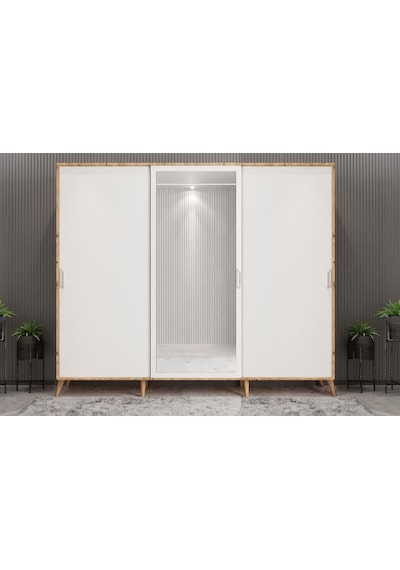 Beyzade Sürgülü Portmanto Vestiyer Çb  240 Cm