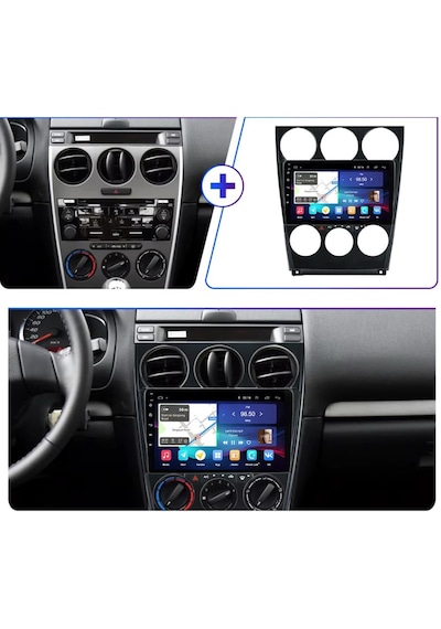 Mazda 6 Android Multimedya Sistemi 4-64 Clarion 2004-2012 9"