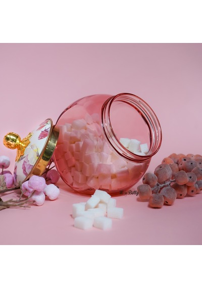 Rose Deluxe Emaye Kapaklı Cam Kavanoz 1,5 L Pembe