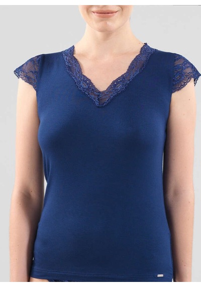 Blackspade Kadın T-Shirt 1348 - Lacivert