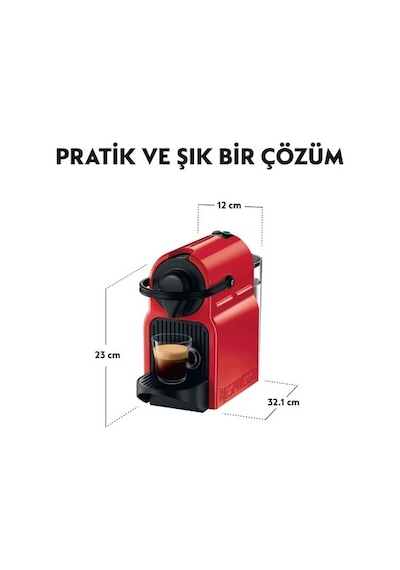 Nespresso İnissia C40 Red Kahve