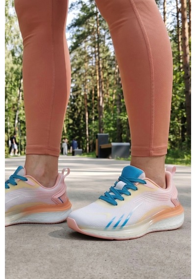 In Step Terra-glide Beyaz Pembe Bağcıksız Kadın Koşu Ve Yürüyüş Ayakkabısı