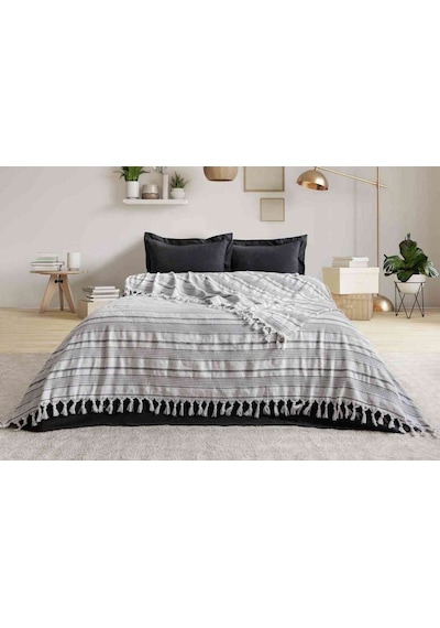 Nev Pike Takımı Stripe Gri