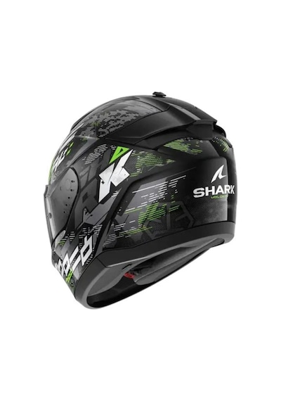Shark Rıdıll 2 Molokai Mat Yeşil Siyah Kapalı Kask Siyah- Yeşil