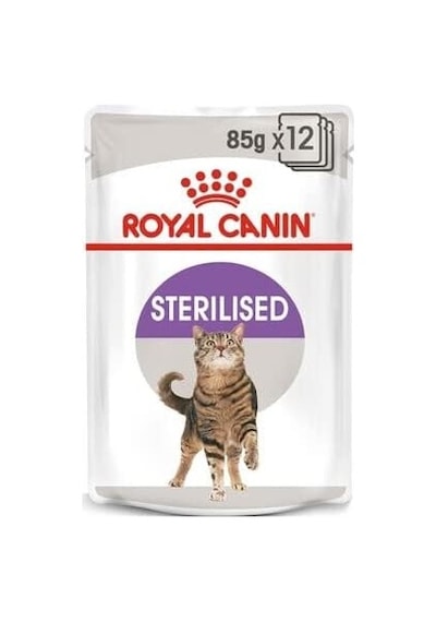Royal Canin Sterilised Jelly Kısır Kedi Pouch Yaş Mama, 85 Gr X 12 Adet