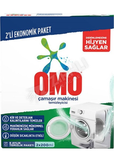 2 Adet Omo Çamaşır Makine Temizleyici 400 Ml Diğer
