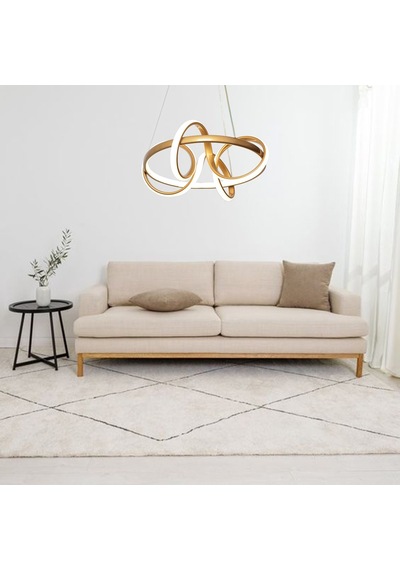 Tt003-Esk Tt Aydınlatma Sarmal Modeli Eskitme Boyalı Led Avize