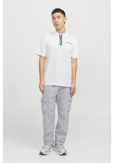Jack & Jones Jcofusıon Pıque Polo Ss Sn White White