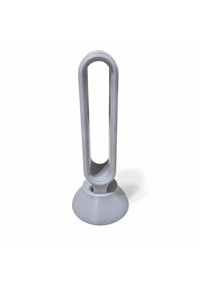 24 Cm Açık Gri 3d Baskı Kulaklık Standı Masaüstü Kulaklık Askılığı Ve Organizer