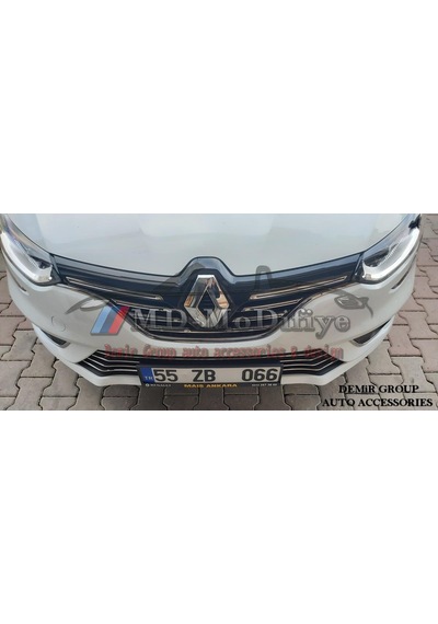 S-Dizayn  Renault Megane 4 Krom Ön Panjur 5 Prç. 2020 Üzeri