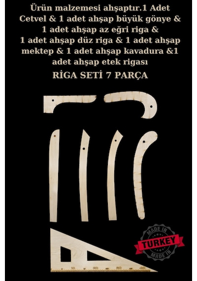Riga Ve Dikiş Setli Kılavuz Çizgili Terzi Mankeni Prova Mankeni 36-38-40 Beden 2