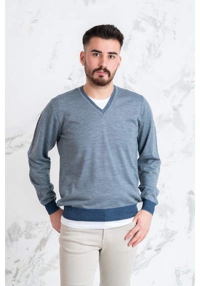 Neyir Triko V Yaka Regular Fit Erkek Triko Kazak