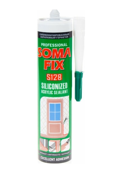 Somafix Akrilik Mastik Antrasit 500Gr S128 2573 Antrasit
