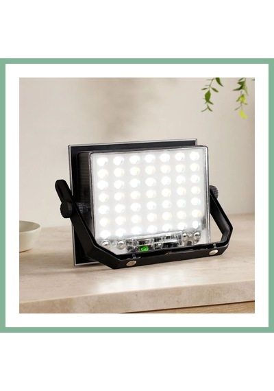 Bşkvirgo 200w Güneş Enerjili Led Projektör - Kamp & Dış Mekan Bsk2026