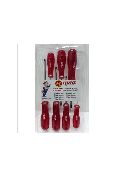 Rico 003Rc1978 7 Parça Kraft Tornavida Seti Takımı