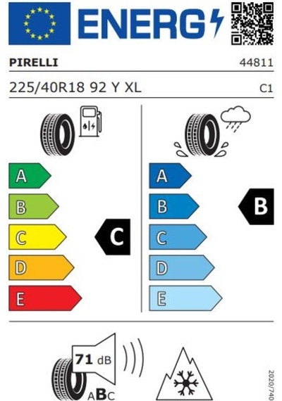 Pirelli 225/40R18 92Y XL Powergy All Season Sf Dört Mevsim Lastiği 2024