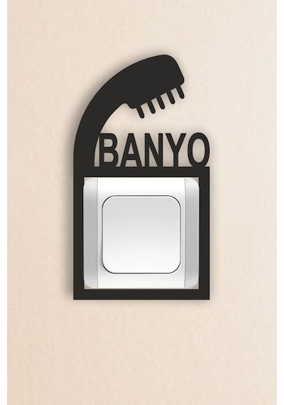 Pey Aksesuar Banyo Ahşap Priz Çerçevesi 18 X 15