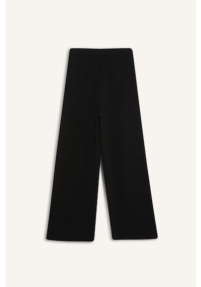 Defacto Wide Leg Geniş Bol Paça Triko Pantolon F1102ax25aubk81 Siyah Defacto Wide Leg Geniş Bol Paça Triko Pantolon F1102ax25aubk81 Siyah