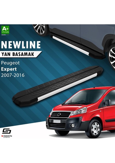 S-dizayn Peugeot Expert 2 Uzun Şase Newline Aluminyum Yan Basamak 223 Cm 2007-2016 A+ Kalite