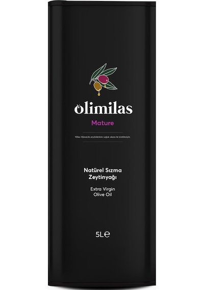 Olimilas Natürel Sızma Soğuk Sıkım Zeytinyağı 5 L 0,6 Asit Yeni Hasat Milas Yöresi