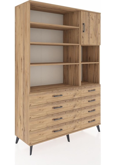 Hyperion Dolap 8 Raflı 8 Çekmeceli Tek Kapaklı 132x44x195 Çam-çam/çam Atlas Çam/atlas Çam Hyperion Dolap 8 Raflı 8 Çekmeceli Tek Kapaklı 132x44x195 Çam-çam/çam Atlas Çam/atlas Çam