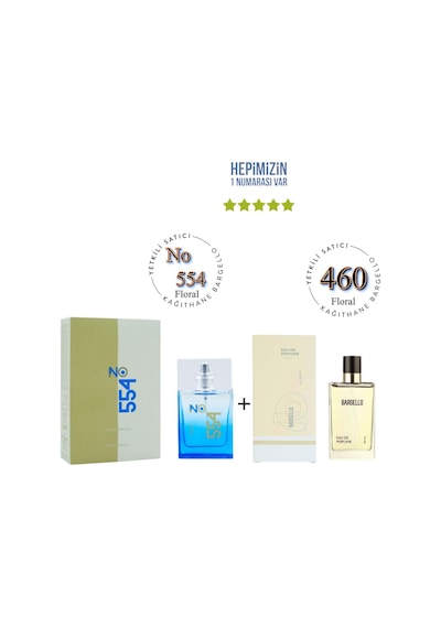 No: 554 + 460 Unisex / Kadın Parfüm Edp 50 Ml Floral - Mnms554460 Baharat