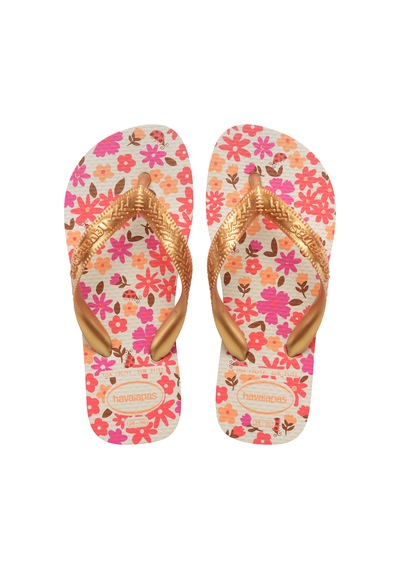 Havaianas Kıds Flores Kız Çocuk Parmak Arası Terlik 4000052 4000052 1685 Altın